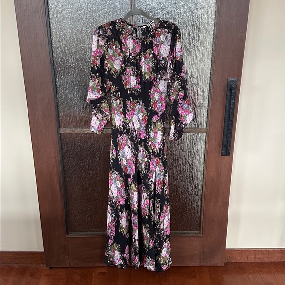 LoveShackFancy Daya Gown Floral Long Sleeve Maxi Dress size 6 - Picture 9 of 13